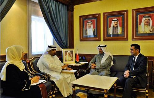 وزير الإسكان يستقبل النائب عمار آل عباس