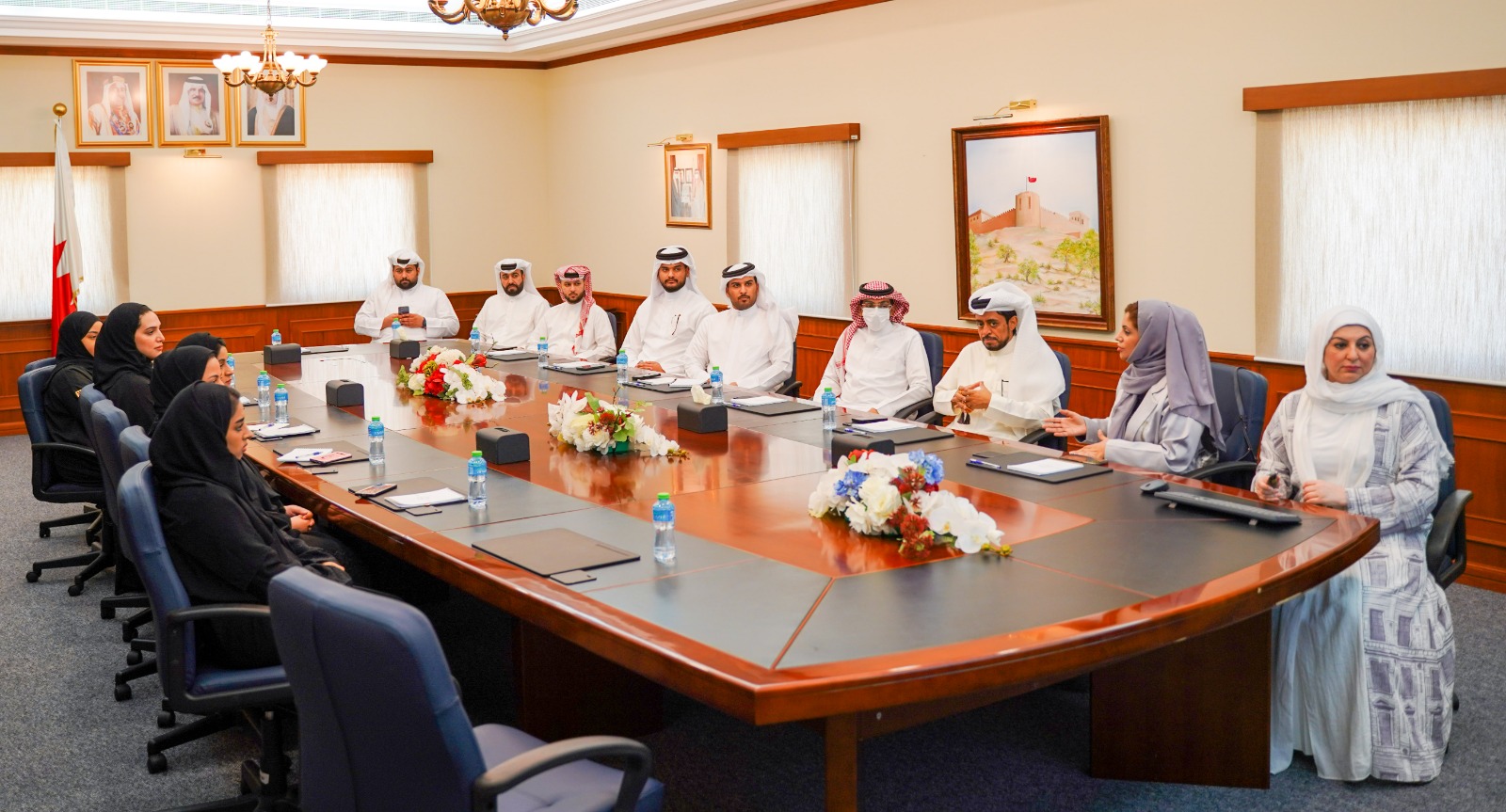 وزارة الإسكان والتخطيط العمراني تنظم محاضرة تعريفية بالتمويلات الإسكانية لموظفي المحافظة الجنوبية