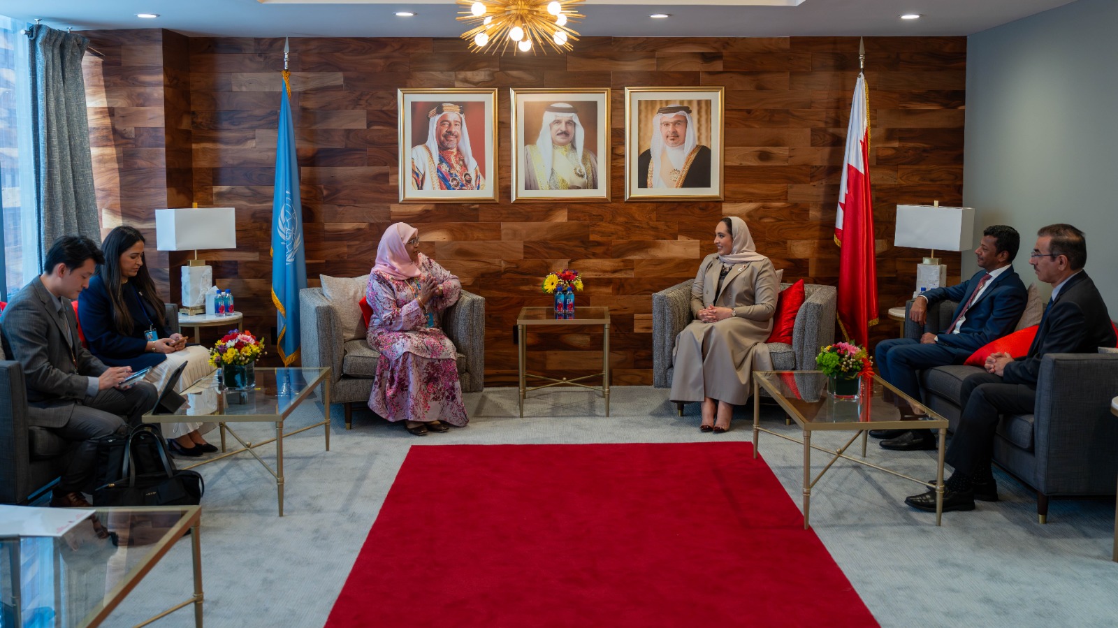 "الرميحي" تلتقي المدير التنفيذي لبرنامج الأمم المتحدة للمستوطنات البشرية