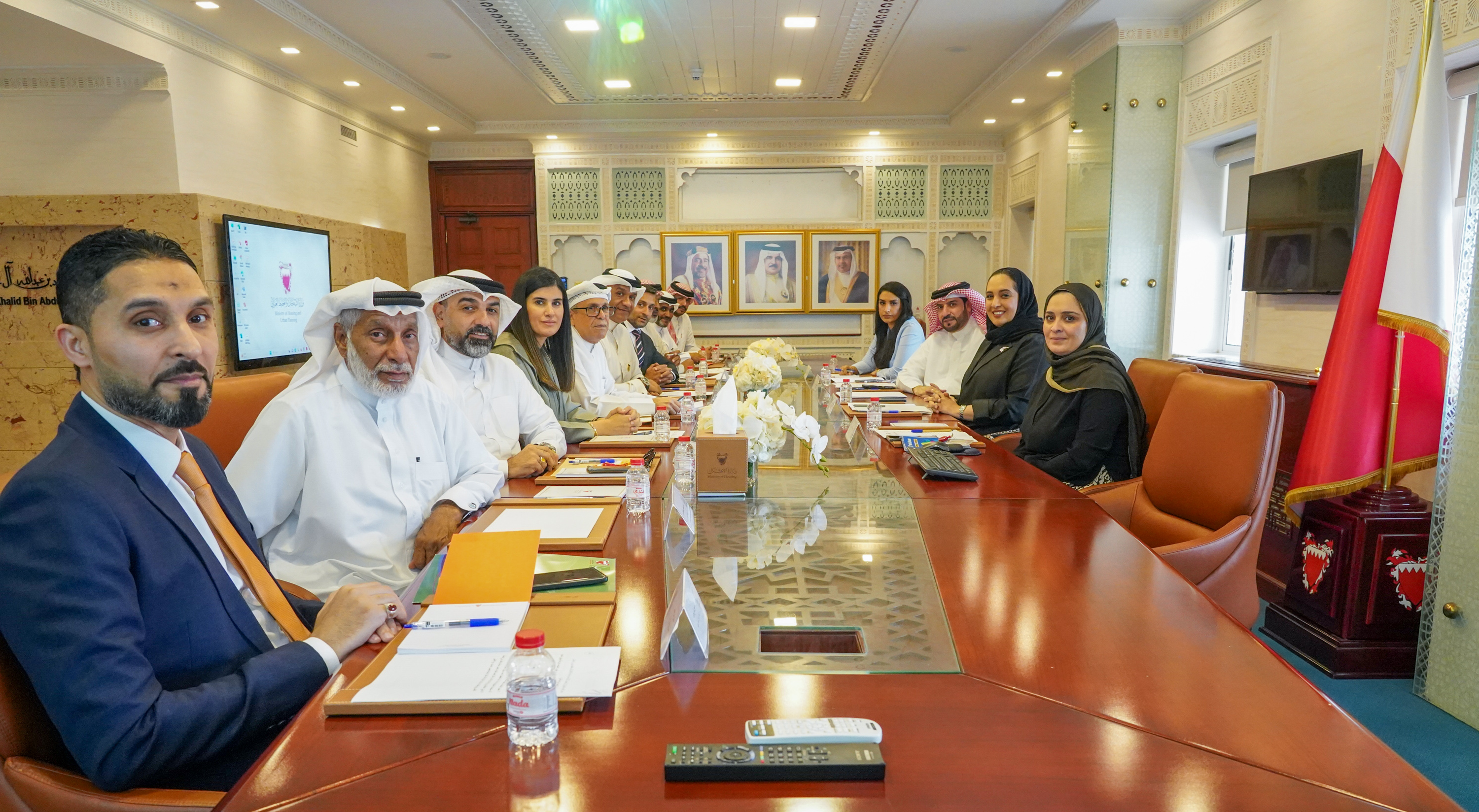 The Minister of Housing and Urban Planning receives the Chairman and members of the Northern Municipal Council