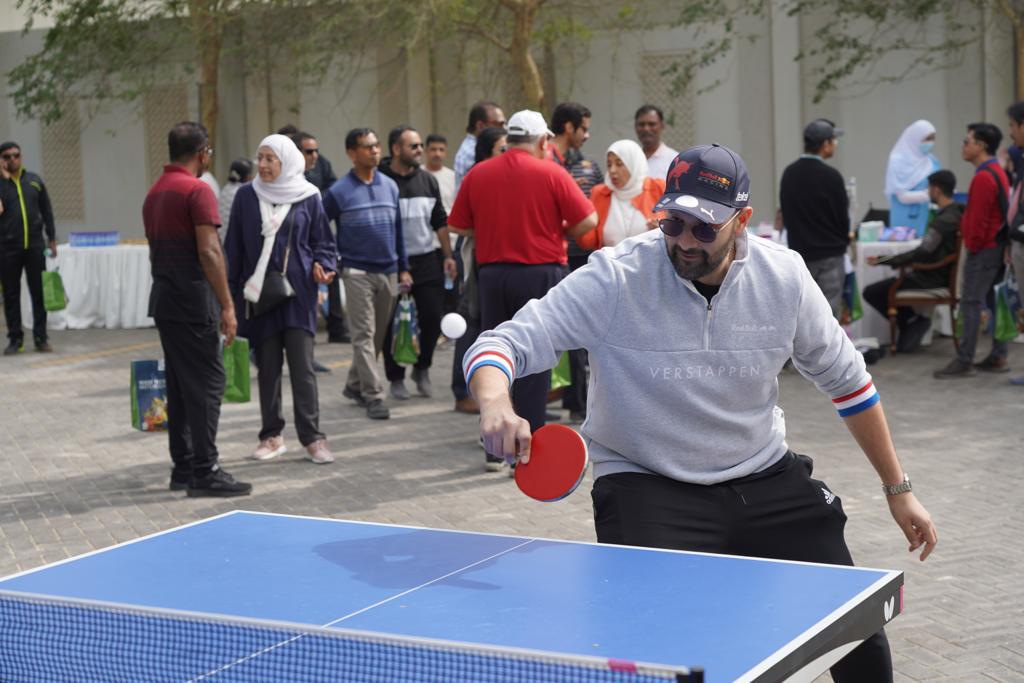 ? احتفاء وزارة الإسكان والتخطيط العمراني بيوم البحرين الرياضي في مشروع مدينة سلمان