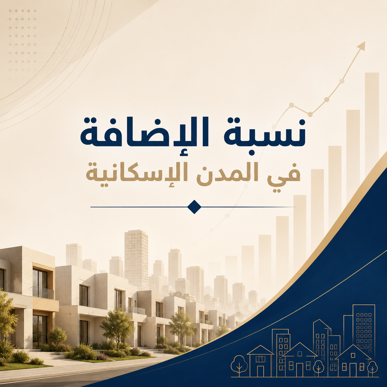 نسبة الإضافة في المدن الإسكانية 